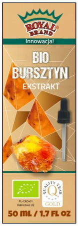 Royal Brand Ekstrakt z bursztynu bałtyckiego w kroplach bio 50ml