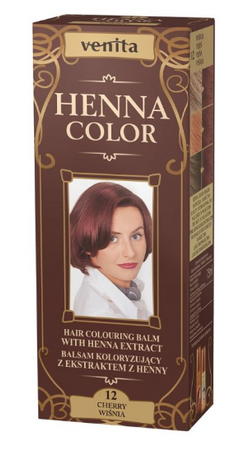 VENITA Balsam Koloryzujący Henna Color z naturalnym ekstraktem henny 012 Wiśnia  75ml