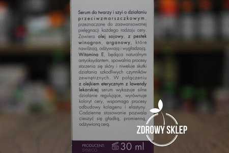 Biolaven przeciwzmarszczkowe SERUM DO TWARZY każda cera 30ml