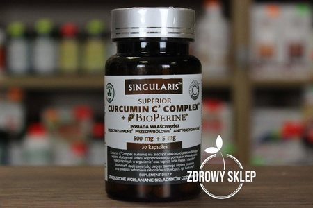 Singularis CURCUMIN C3 COMPLEX BioPerine kurkuma 30 kapsułek