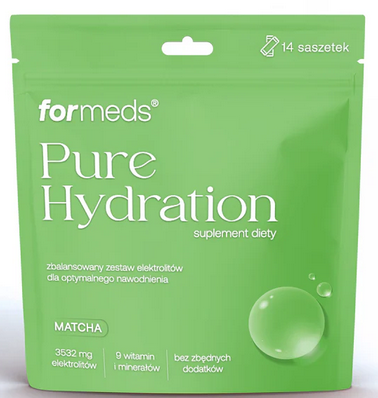 ForMeds Pure Hydration Matcha elektrolity 14 saszetek