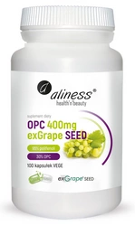 aliness OPC exGrapeSeeds 400mg 100 vege kapsułek