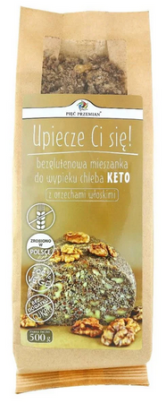 PIĘĆ PRZEMIAN Mieszanka chleba bezglutenowego keto orzech włoski 500g