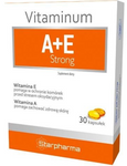 STARPHARMA Witamina A+E Strong pomaga w ochronie komórek przed stresem oksydacyjnym, pomaga zachować zdrową skórę 30 kapsułek