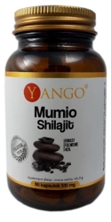 YANGO Mumio Shilajit  Kwasy Fulwowe 40% 510mg 90 kapsułek