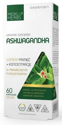 Medica Herbs Ashwagandha 60 kapsułek