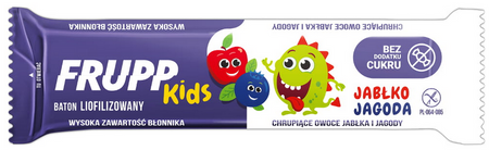 Celiko Baton liofilizowany FRUPP Kids jabłko jagoda 9g