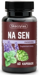 Skoczylas NA SEN melatonina chmiel melisa 60 kapsułek
