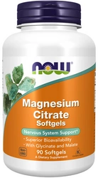 NOW Foods Magnesium Citrate 90 kapsułek żelowych