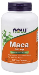 NOW Foods Maca 500mg 250 vege kapsułek