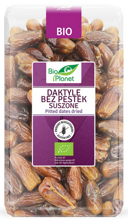 BIO PLANET Daktyle bez pestek suszone BIO 1 kg