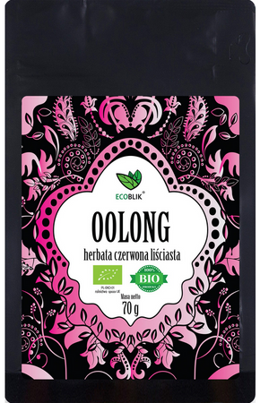 EcoBlik Herbata czerwona liściasta OOLONG EKO 70g