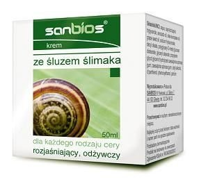 Sanbios krem ze śluzem ślimaka rozjaśniający odżywczy dzień noc 50ml