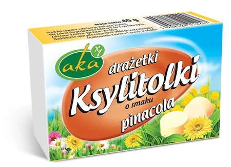 AKA DRAŻETKI PUDROWE 0% CUKRU PINACOLA 40G
