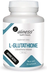 aliness L-Glutathione glutation 500mg 100 vege kapsulek