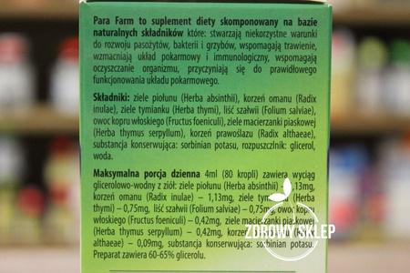 Para Farm Organizm Bez Pasożytów płyn doustny od 3 roku życia 30ml