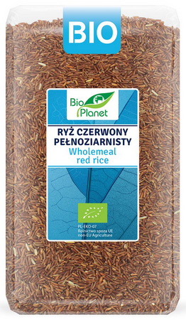 BIO PLANET Ryż czerwony pełnoziarnisty bio 1kg