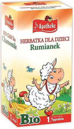 Apotheke Rumianek herbatka dla dzieci powyżej 1 tygodnia życia 1g x 20 saszetki