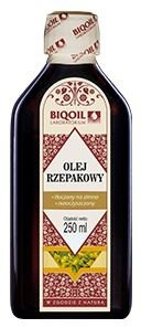 BIOOIL Olej rzepakowy tłoczony na zimno 250ml