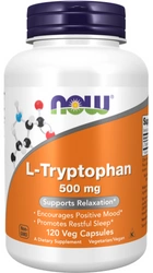 NOW Foods L-Tryptophan tryptofan 500mg 120 vege kapsułek