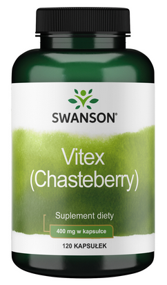 Swanson Vitex Chasteberry niepokalanek 400mg 120 kapsułek