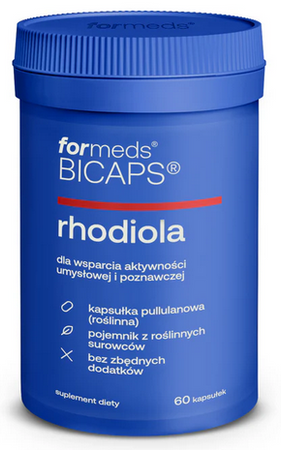 ForMeds BICAPS rhodiola różeniec górski 60 kapsułek