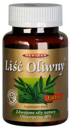 MERIDIAN Liść Oliwny Extra oleuropeina 40% 60 kapsułek