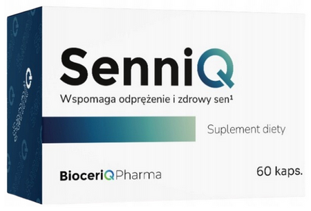 Bioceriq Pharma SenniQ odprężenie sen 60 kapsułek