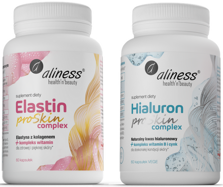 aliness Zestaw ProSkin (Elastin Complex + Hialuron Complex) 2x60 kapsułek