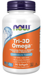 NOW FOODS  Tri-3D Omega-3 90 kapsułek