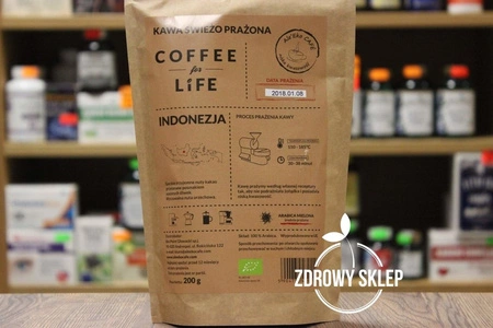 Ale’Eko CAFÉ kawa świeżo prażona INDONEZJA Arabica mielona 200g