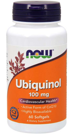 NOW Foods Ubiquinol CoQ10 koenzym Q10 100mg 60 kapusułek żelowych
