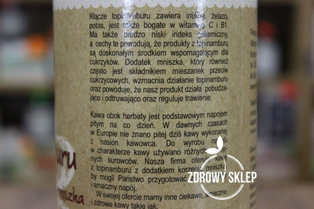 Dary Natury kawa z topinamburu EKO z korzeniem mniszka 200g