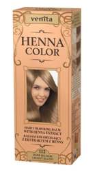 VENITA Balsam Koloryzujący Henna Color z naturalnym ekstraktem henny 112 Ciemny blond 75ml