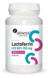Aliness Lactoferrin LFS 90% 100 mg x 30 kapsułek