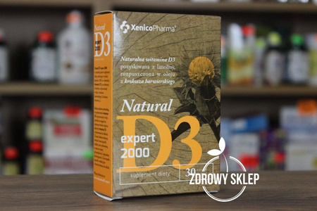 XenicoPharma Witamina D3 natural expert 2000 IU 30 kapsułek
