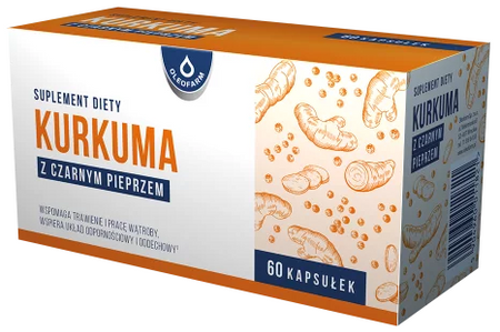 OLEOFARM Kurkuma z czarnym pieprzem 60 kapsułek