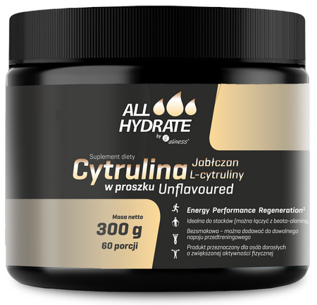 aliness ALLHydrate Cytrulina jabłczan 300g 60 porcji