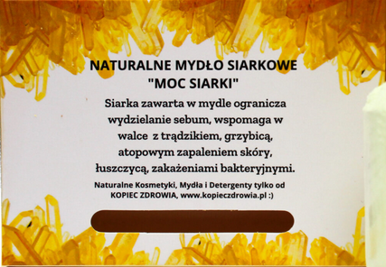 Kopiec Zdrowia naturalne mydło siarkowe 130g