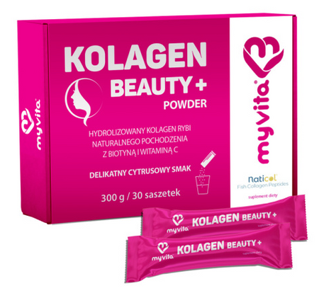 MyVita Kolagen Beauty plus cytrusowy rybi 30 saszetek