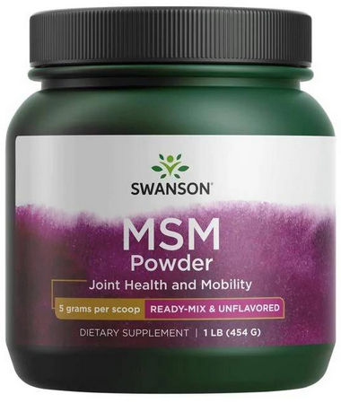 Swanson MSM Powder 500mg proszek 454g