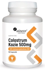 aliness Colostrum Kozie IG 28% 500mg 100 kapsułek