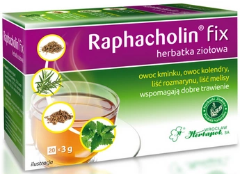 Herbapol Wrocław Raphacholin fix herbatka ziołowa 20x3g