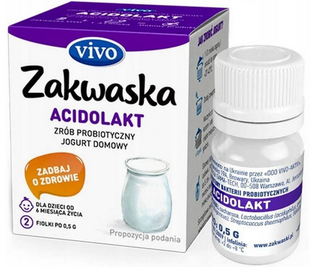 VIVO Zakwaska ACIDOLAKT 2 fiolki x 0.5g