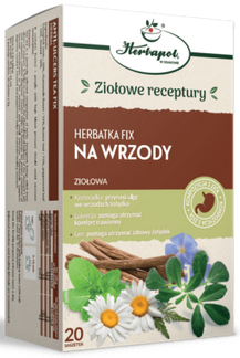 HERBAPOL KRAKÓW Herbatka fix na wrzody (20x2g) saszetki