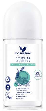 Cosnature Naturalny dezodorant roll-on limonka i mięta BIO 50ml