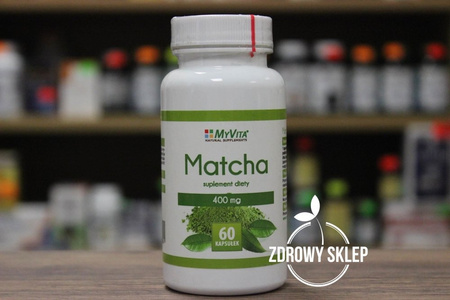 MyVita MATCHA zielona herbata 400mg 60 kapsułek