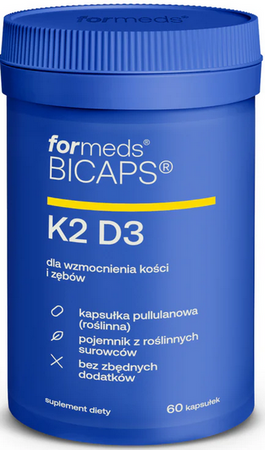 ForMeds BICAPS K2 D3 60 kapsułek