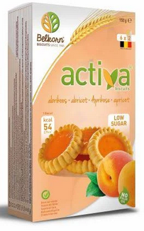 Belkorn Activia ciastka z galaretką morelową bez dodatku cukru 150g