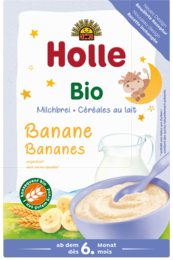 HOLLE Kaszka mleczna bananowa od 6 miesiąca życia 250g